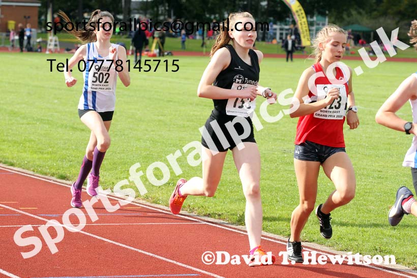 3000 metres, NECAA Open Meeting, Morpeth, Sunday, September 27th. David T. Hewitson/Sports for All Pics